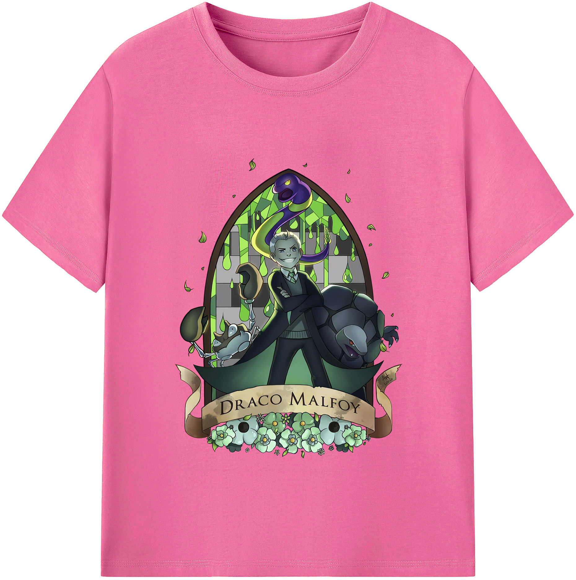 （画像用） Harry Potter ハリー・ポッターシリーズ レディースカジュアルプリントTシャツ（綿100％）